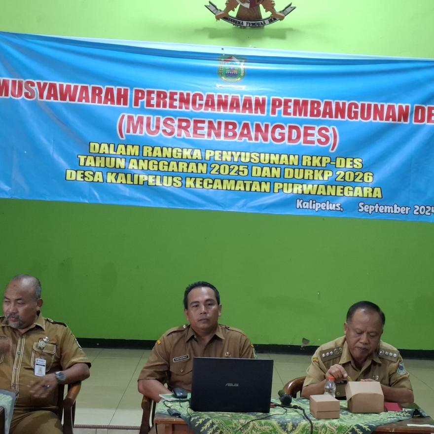 Musyawarah Perencanaan Pembangunan Desa (MUSRENGBANGDES) Desa Kalipelus Tahun 2024